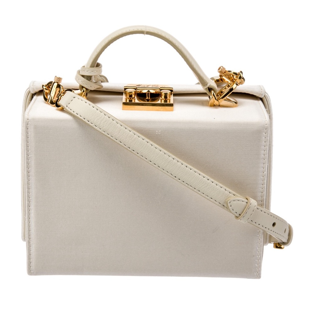 NEW! $2590 Mark Cross Grace Box Limited Edition with Crystal Embellishments - Picture 3 of 4
